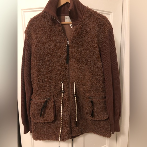 VARLEY Westwood Sherpa And Knit Jacket size S NWT - Picture 9 of 13